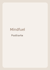 Vorschau Postkarte Mindfuel